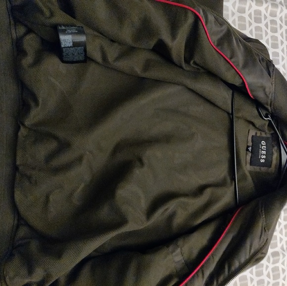 Men's Guess Bomber Jacket - Picture 4 of 7